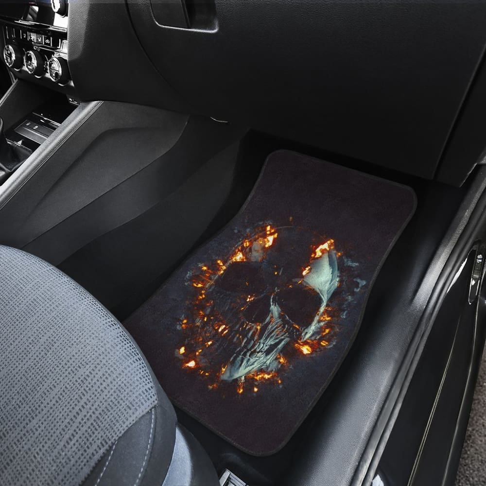 Skull Flare Car Floor Mats 210802