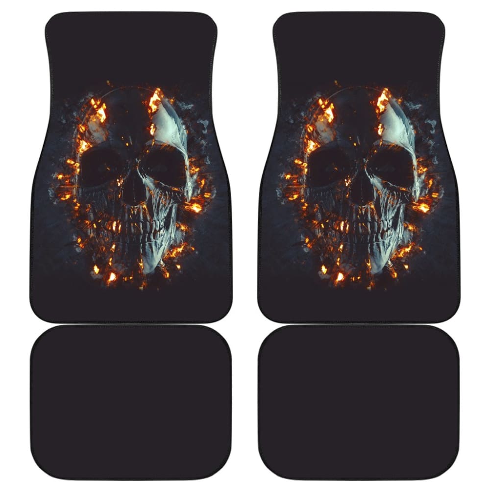 Skull Flare Car Floor Mats 210802