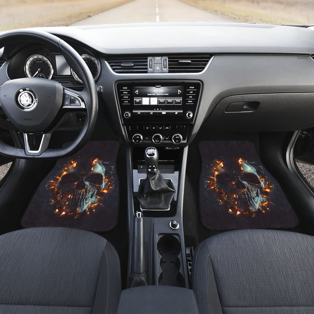 Skull Flare Car Floor Mats 210802
