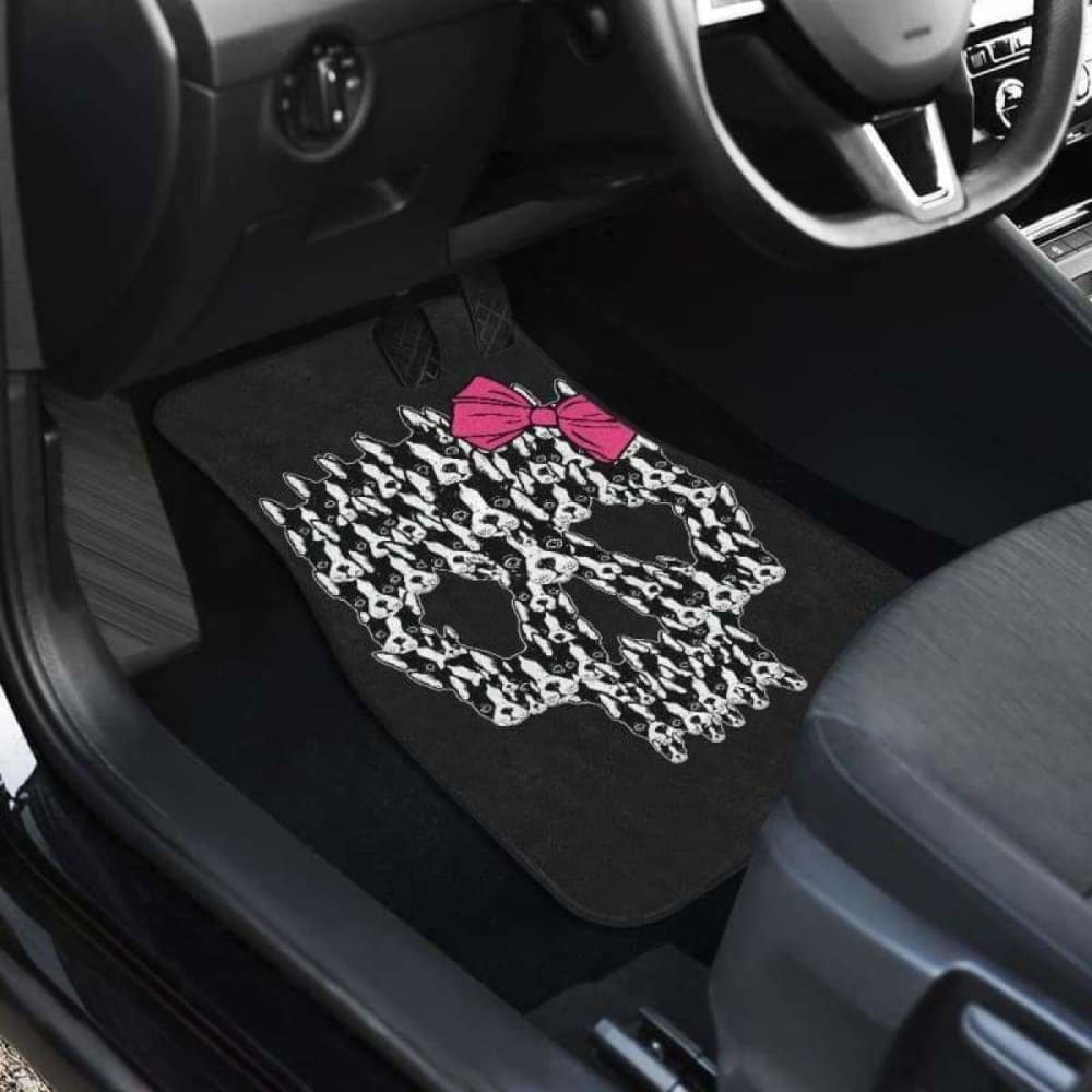 Skull Girls And Dogs Car Floor Mats 112428 - YourCarButBetter