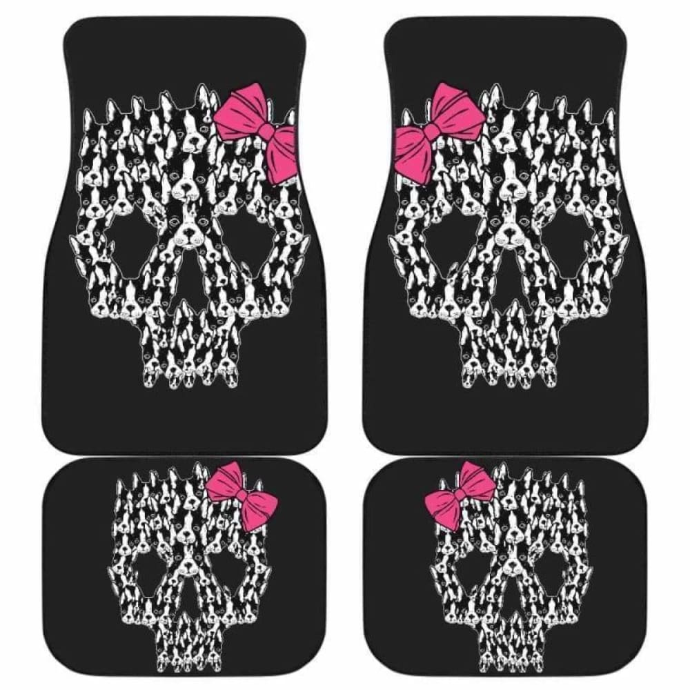 Skull Girls And Dogs Car Floor Mats 112428 - YourCarButBetter