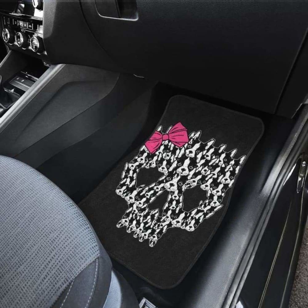 Skull Girls And Dogs Car Floor Mats 112428 - YourCarButBetter