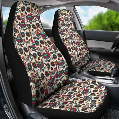 Skull Heart Art Car Seat Covers Amazing Gift Ideas 174914 - YourCarButBetter