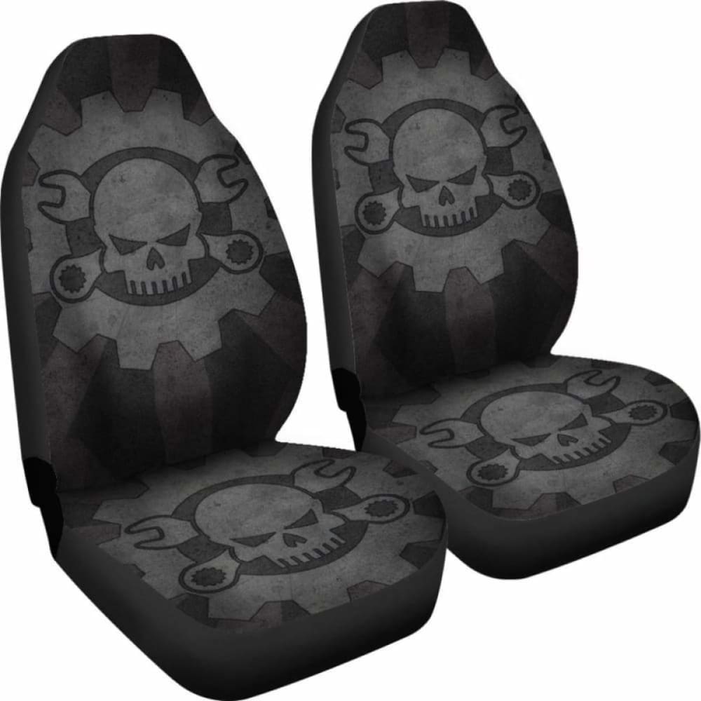 Skull N Tools Mechanic Car Seat Covers 174914 - YourCarButBetter