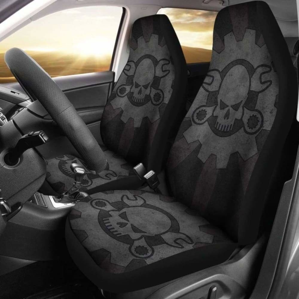 Skull N Tools Mechanic Car Seat Covers 174914 - YourCarButBetter