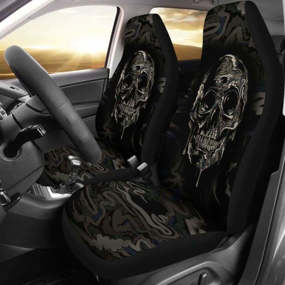 Skullistic Camo Skull Seat Covers 112608