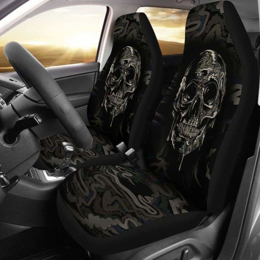 Skullistic Camo Skull Seat Covers 112608