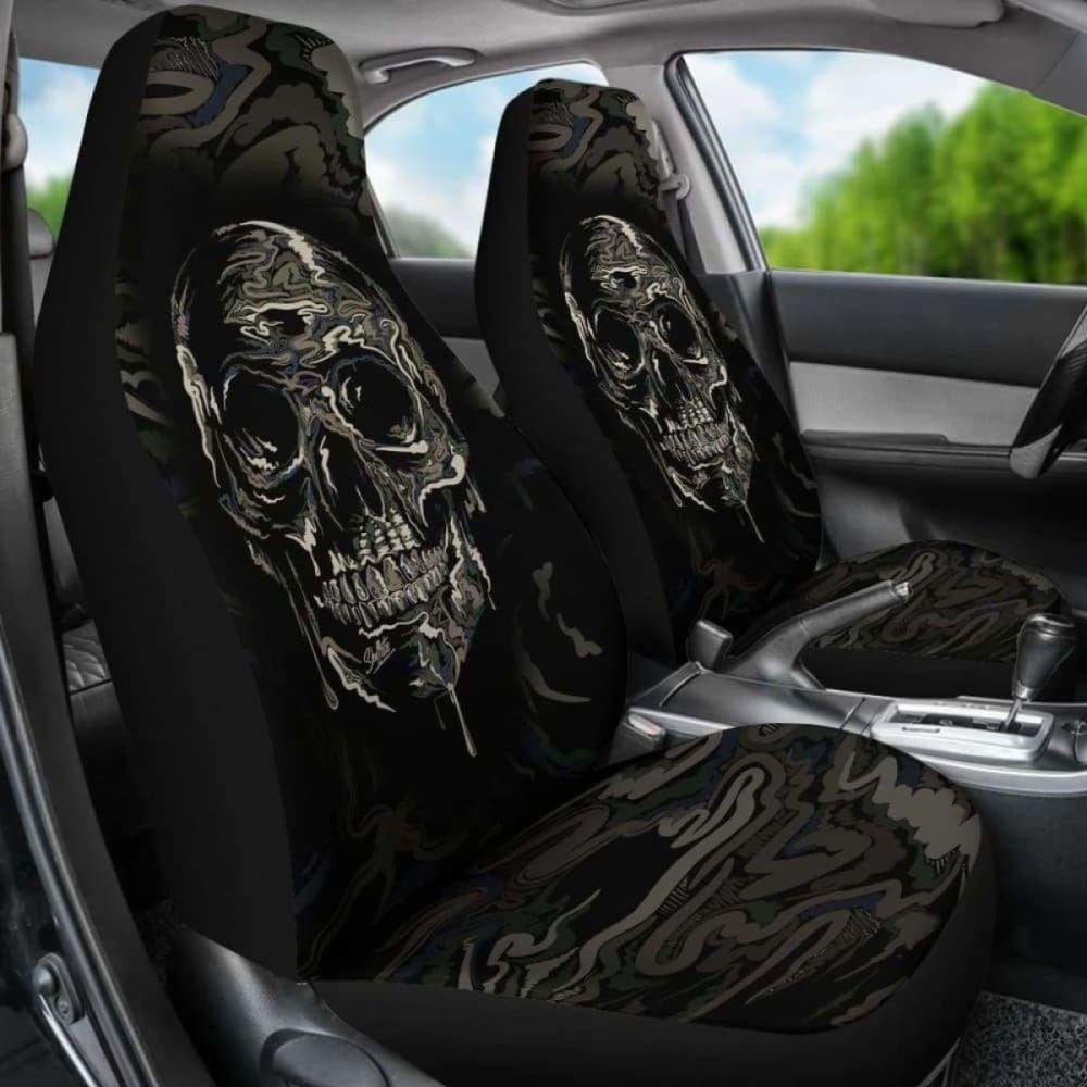 Skullistic Camo Skull Seat Covers 112608