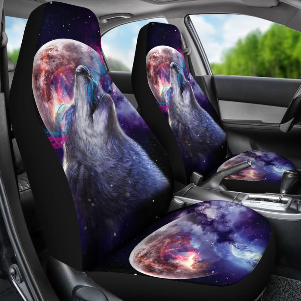 Sky Moon Wolf Car Seat Covers 211602