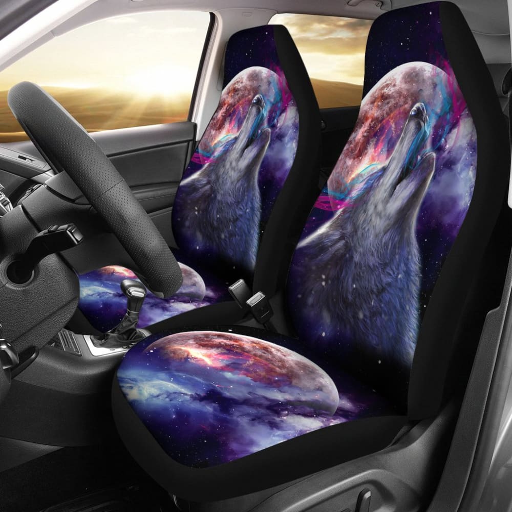 Sky Moon Wolf Car Seat Covers 211602