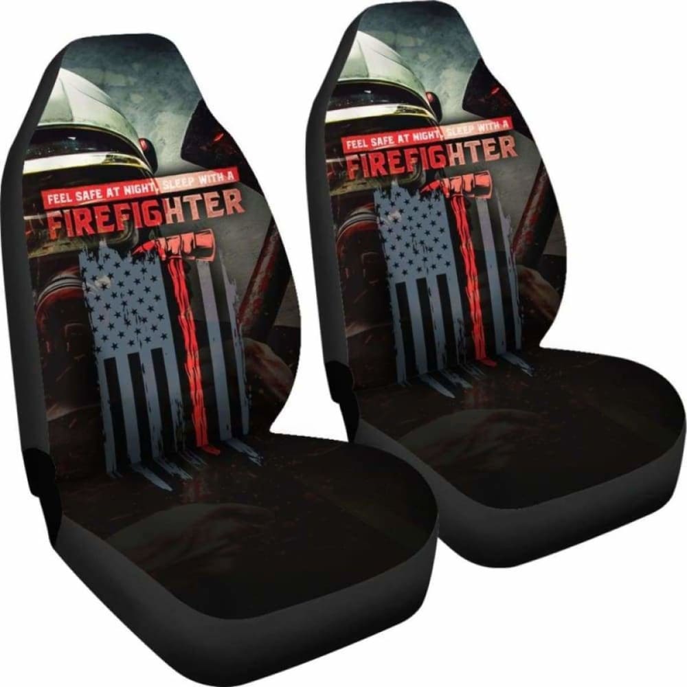 Sleep With A Firefighter Car Seat Covers 101211