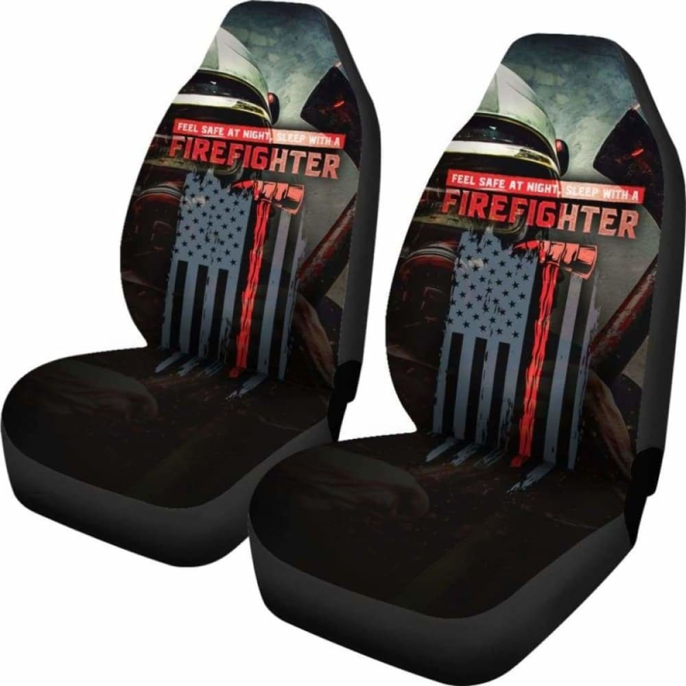 Sleep With A Firefighter Car Seat Covers 101211