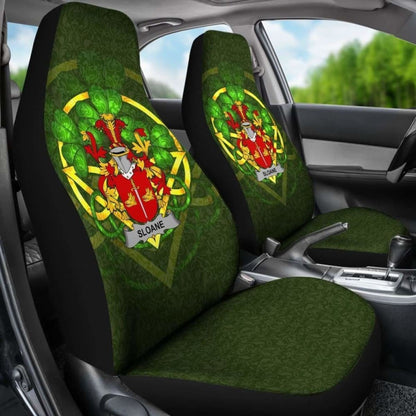 Sloane Ireland Car Seat Cover Celtic Shamrock (Set Of Two) 154230 - YourCarButBetter