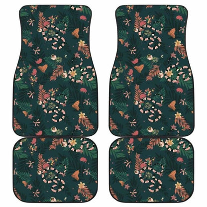 Snake Forest Pattern Front And Back Car Mats 232125 - YourCarButBetter