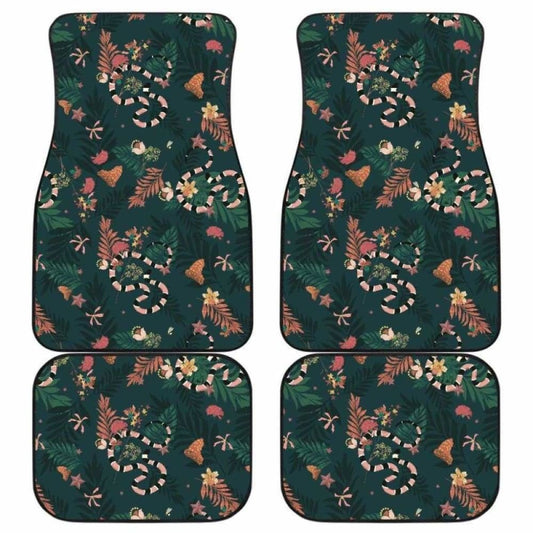 Snake Forest Pattern Front And Back Car Mats 232125 - YourCarButBetter