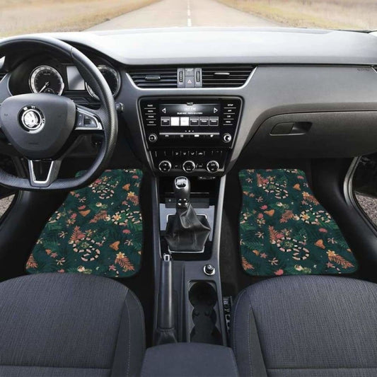 Snake Forest Pattern Front And Back Car Mats 232125 - YourCarButBetter