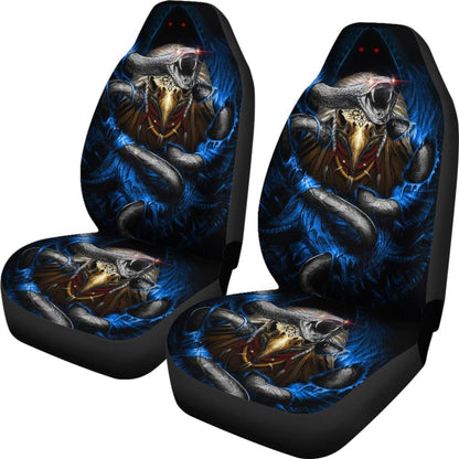 Snake Skull Car Seat Covers 174510 - YourCarButBetter