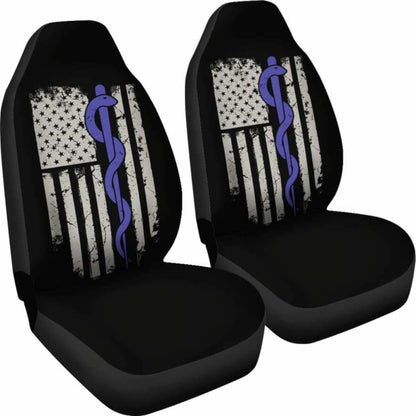 Snake Staff Flag Car Seat Covers Amazing Gift Ideas 232125 - YourCarButBetter
