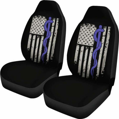 Snake Staff Flag Car Seat Covers Amazing Gift Ideas 232125 - YourCarButBetter