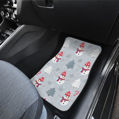 Snowman Pattern Car Floor Mats Auto Accessories 211903 - YourCarButBetter