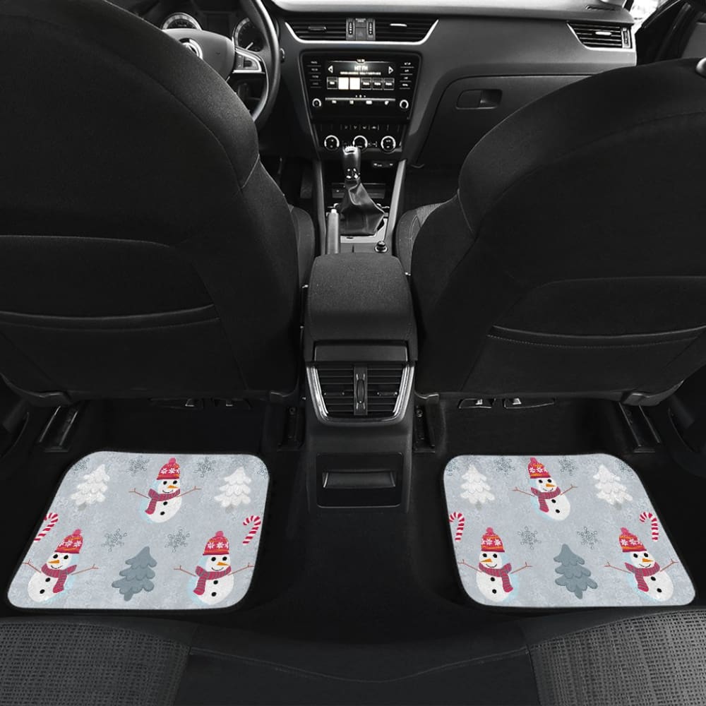 Snowman Pattern Car Floor Mats Auto Accessories 211903 - YourCarButBetter