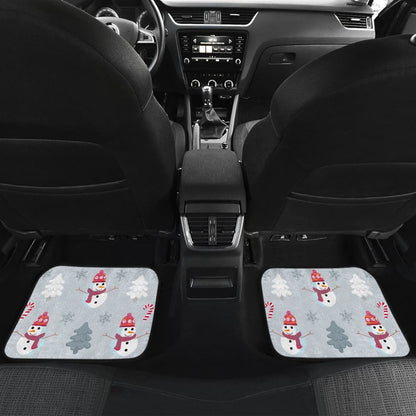 Snowman Pattern Car Floor Mats Auto Accessories 211903 - YourCarButBetter
