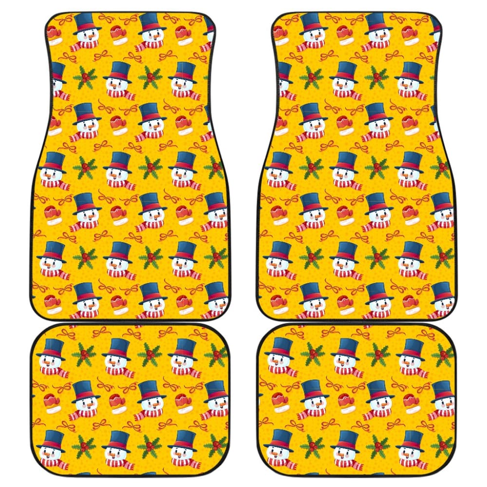 Snowman Pattern Car Floor Mats Car Decoration 211903 - YourCarButBetter