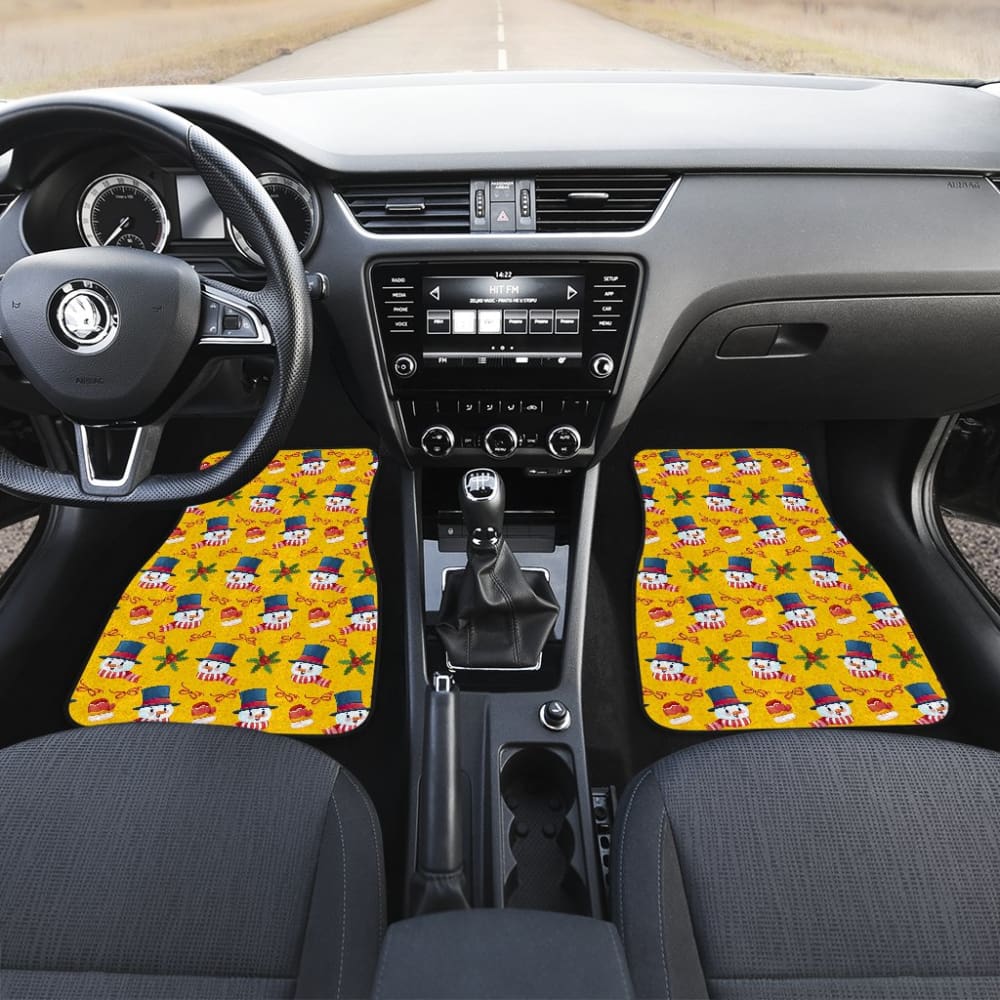 Snowman Pattern Car Floor Mats Car Decoration 211903 - YourCarButBetter
