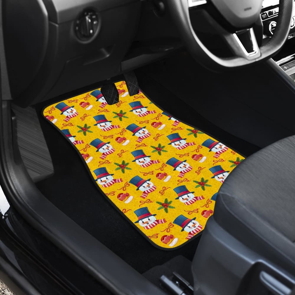 Snowman Pattern Car Floor Mats Car Decoration 211903 - YourCarButBetter