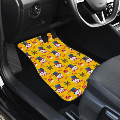 Snowman Pattern Car Floor Mats Car Decoration 211903 - YourCarButBetter