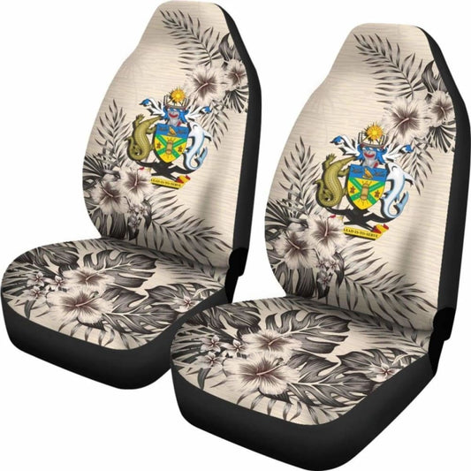 Solomon Islands Car Seat Covers The Beige Hibiscus (Set Of Two) 7 232125 - YourCarButBetter