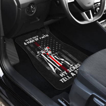 Son Of God My Scars Tell A Story Car Floor Mats 212203 - YourCarButBetter