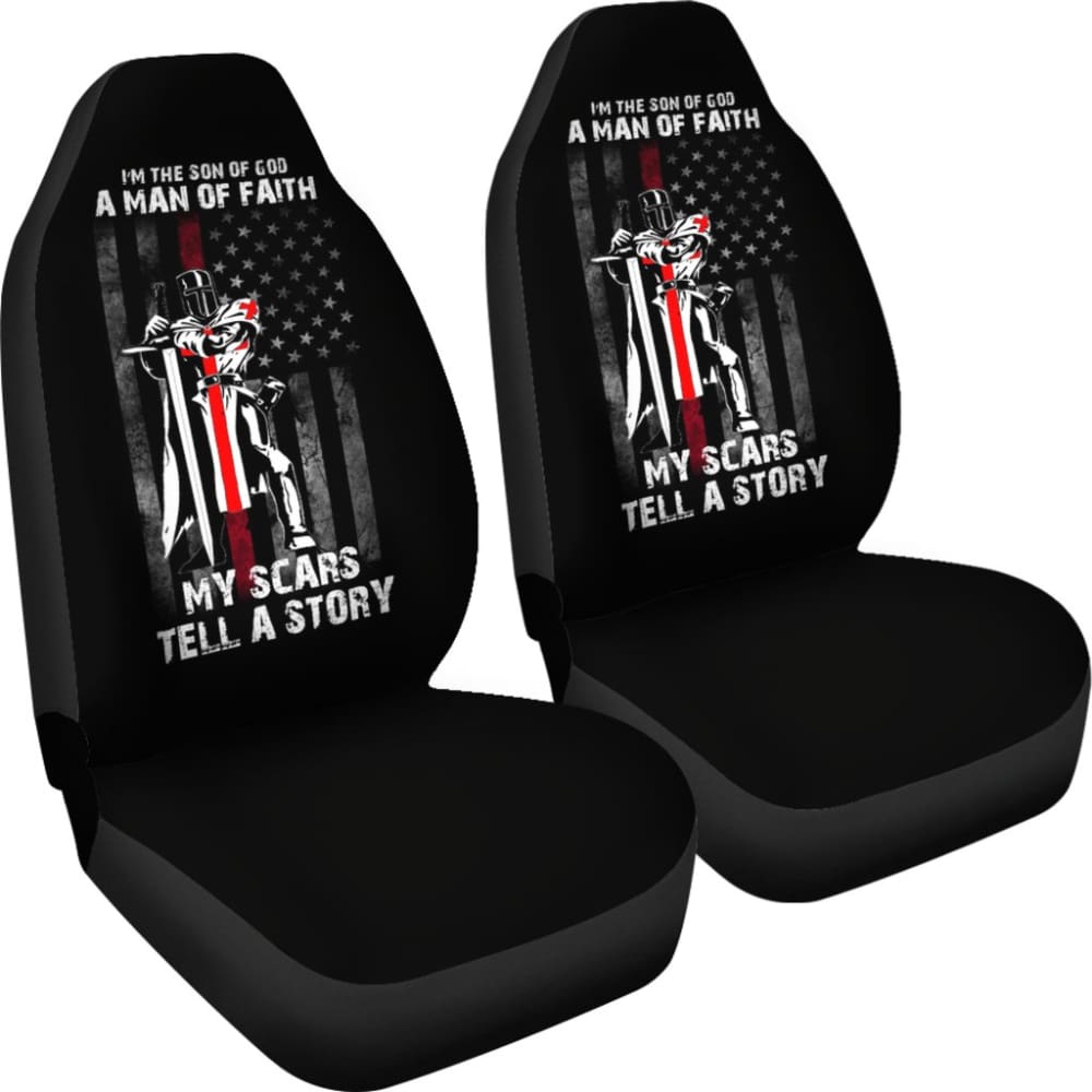 Son Of God My Scars Tell A Story Car Seat Covers 212203 - YourCarButBetter