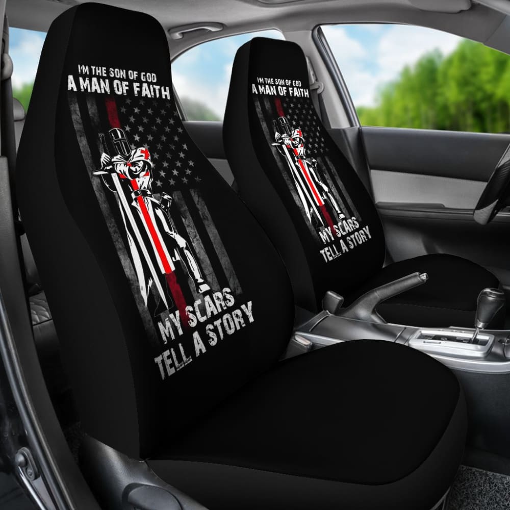 Son Of God My Scars Tell A Story Car Seat Covers 212203 - YourCarButBetter