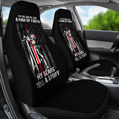 Son Of God My Scars Tell A Story Car Seat Covers 212203 - YourCarButBetter
