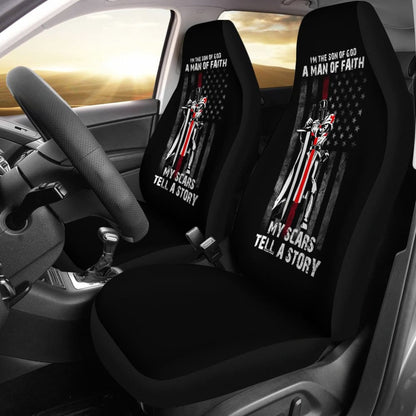 Son Of God My Scars Tell A Story Car Seat Covers 212203 - YourCarButBetter