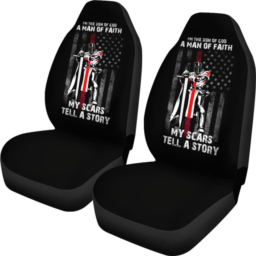 Son Of God My Scars Tell A Story Car Seat Covers 212203 - YourCarButBetter