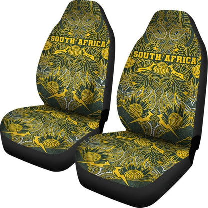 South Africa Springbok Car Seat Covers Proud Version 093223 - YourCarButBetter