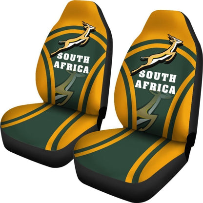 South Africa Springbok Car Seat Covers - Sport Style 093223 - YourCarButBetter