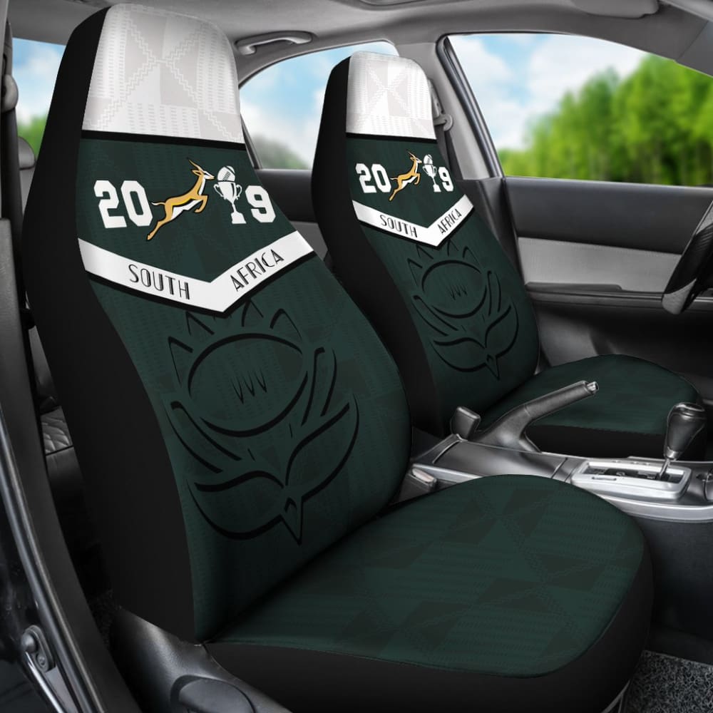 South Africa Springbok ChampionCar Seat Covers 093223 - YourCarButBetter