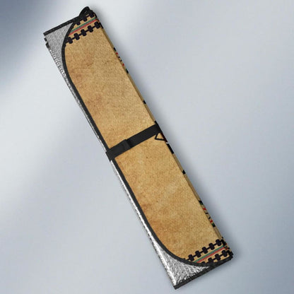 Southwest Symbol Native American Design Auto Sun Shades 093223 - YourCarButBetter