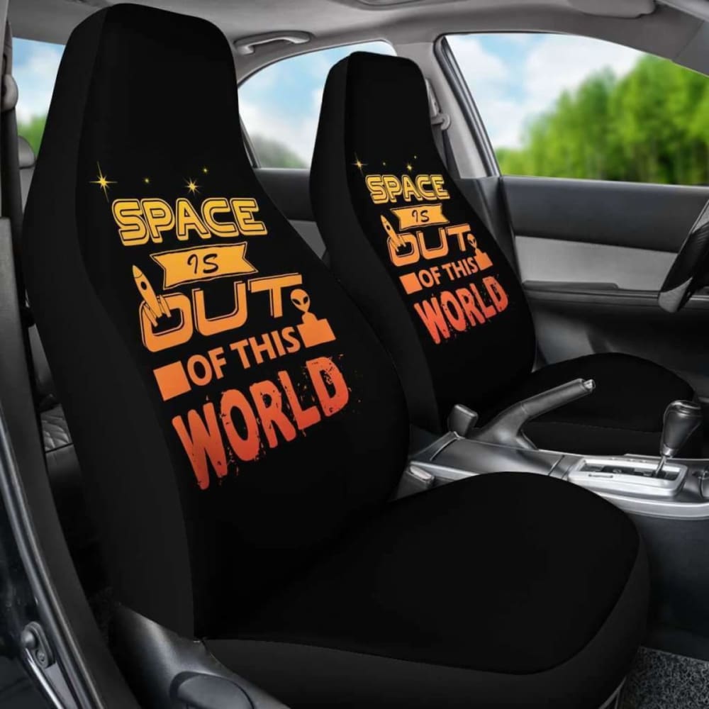 Space Is Out Of This World Car Seat Covers Amazing Gift 550317 - YourCarButBetter