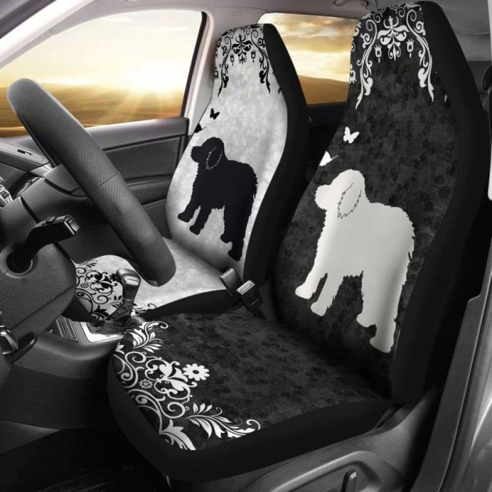 Spanish Water Dog Car Seat Covers 090629 - YourCarButBetter