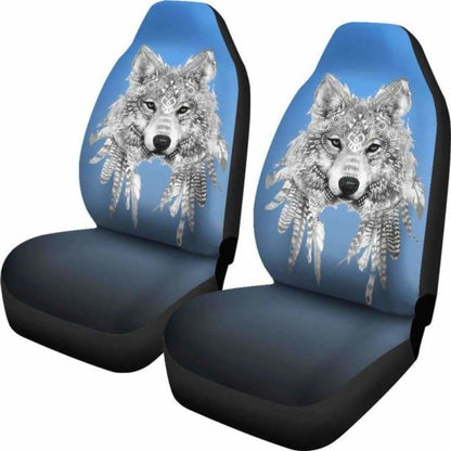 Spirit Animal Wolf Car Seat Covers 202004