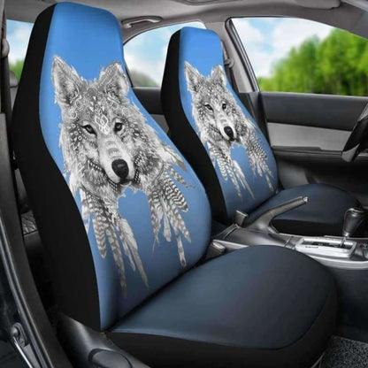 Spirit Animal Wolf Car Seat Covers 202004
