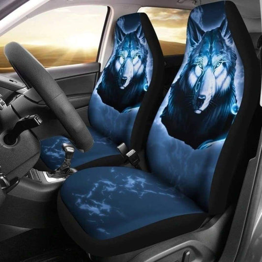 Spirit Blue Wolf Car Seat Covers 215626