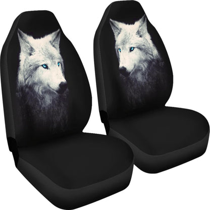 Spiritual Wolf Car Seat Covers 174510 - YourCarButBetter
