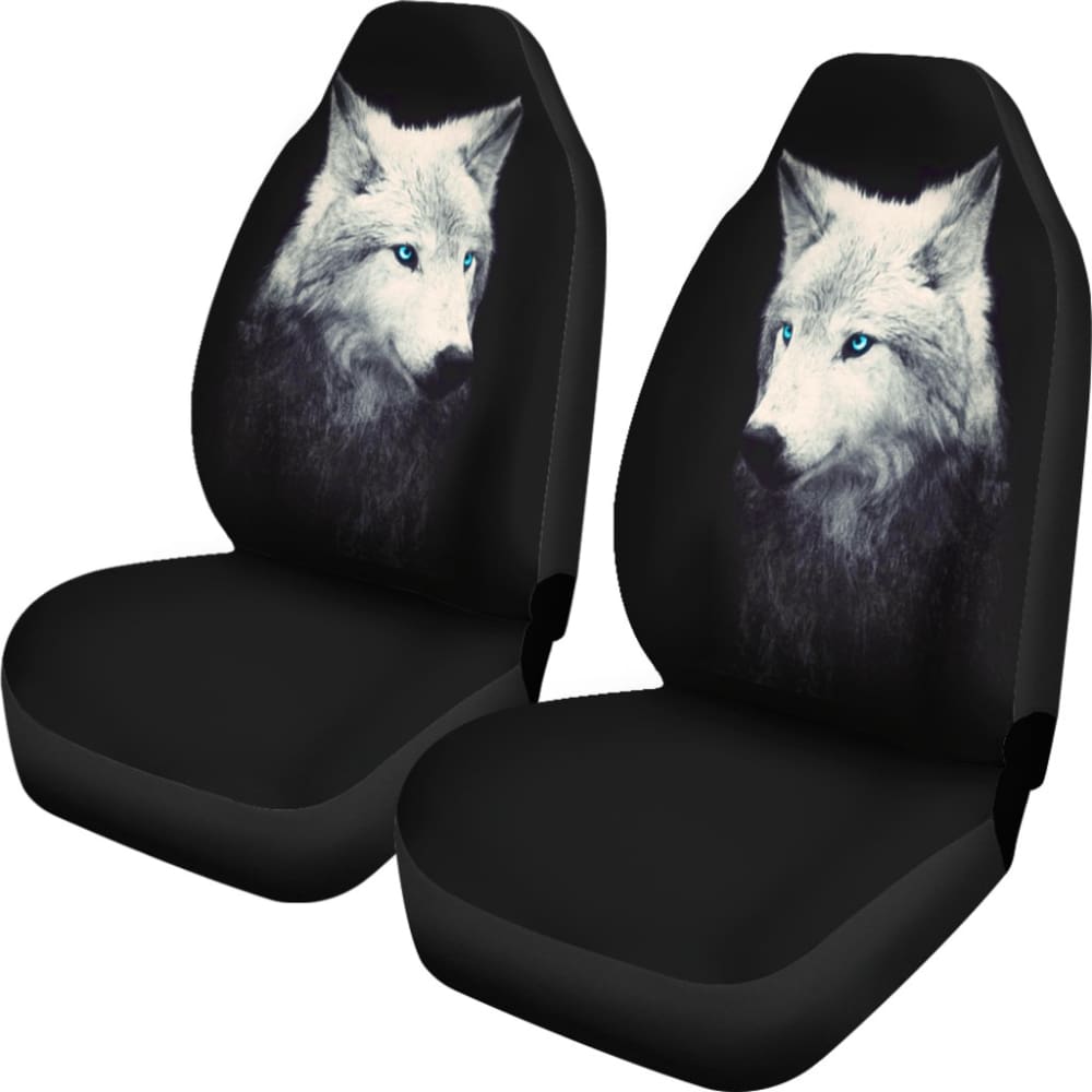 Spiritual Wolf Car Seat Covers 174510 - YourCarButBetter