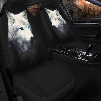 Spiritual Wolf Car Seat Covers 174510 - YourCarButBetter