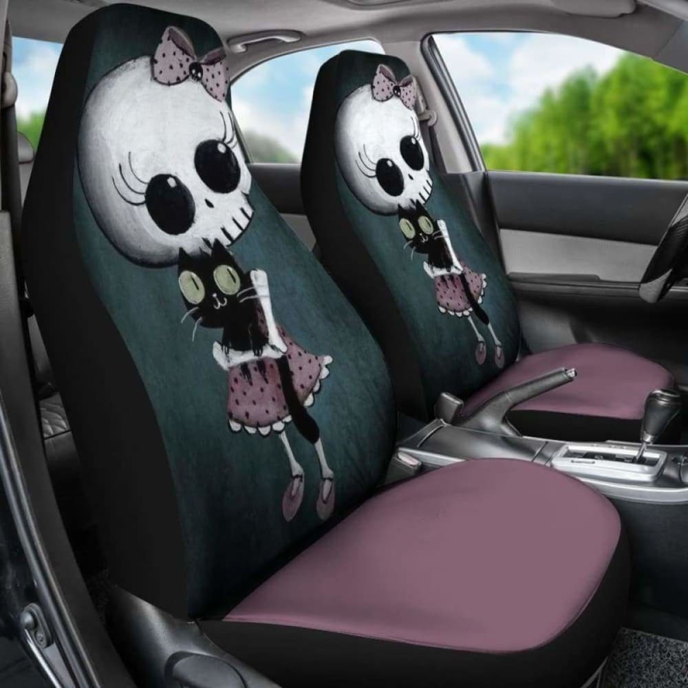 Spooky Cat Car Seat Covers 101207